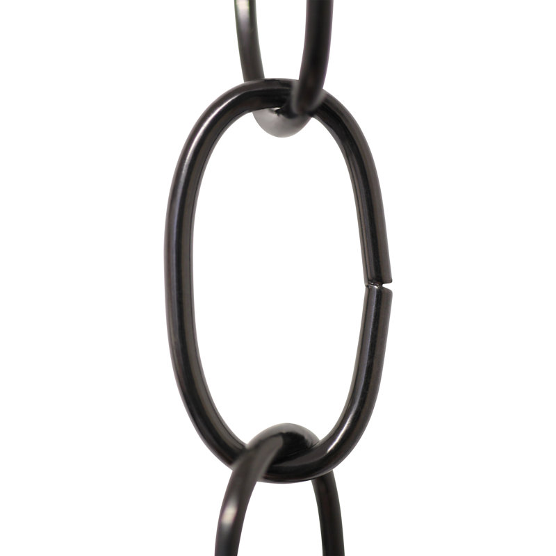 Micro chaîne d'éclairage à maillon standard ou casse-chaîne (3 pieds), Noir