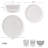 Mikasa Callie 12-Pc Dinnerware Set, Bone China/Service For 4