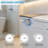 Compact ADA Bidet Toilet with Built-In Tank, Heated Seat, Instant Warm Water, Foot Sensor Flush, and LED Night Light