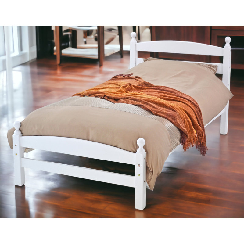 Barkev UK Single - DE 90 X 190 Cm Bed, White