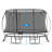 4 Piece Springfree Trampoline 13' Oval Backyard Trampoline with Safety Enclosure