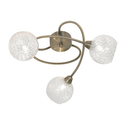 3 Light Semi Flush Ceiling Light