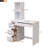 Ffyon Twin Over Twin L Shape Bunk Bed with Built-In Desk-1422619449