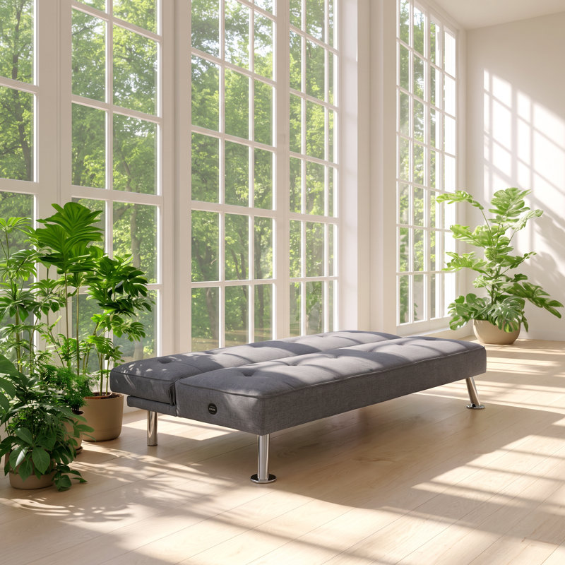 Twin 66 " Upholstered Convertible Sofa