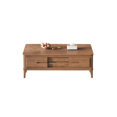 Modern Simplicity Ash Wood Coffee Table