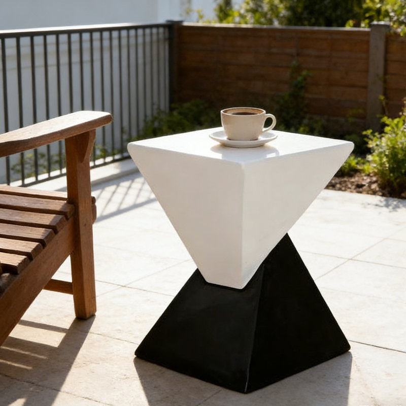 Table d'appoint de patio intérieur / extérieur