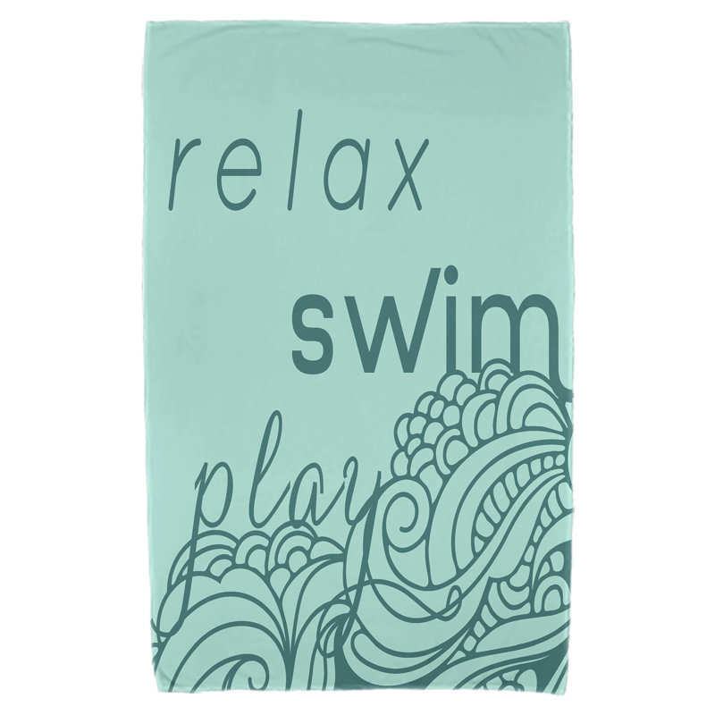 Serviette de plage Grand Ridge, Aigue-marine