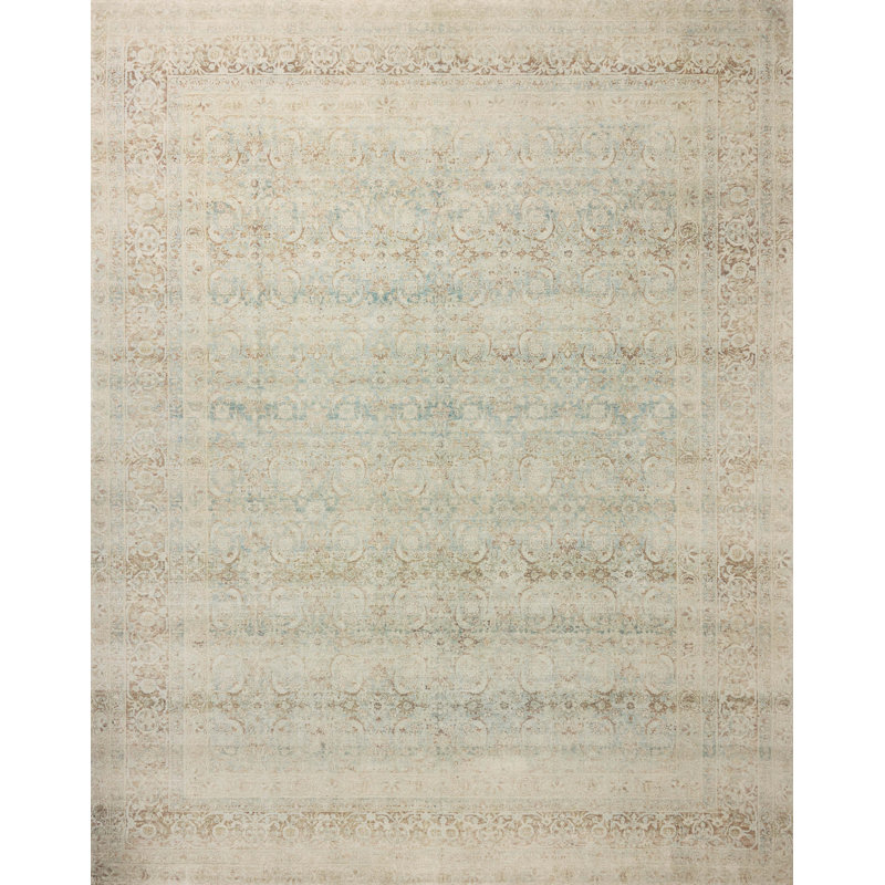 Magnolia Home by Joanna Gaines x Loloi Wimberly Sky / Copper Area Rug, Rectangle 8'6" x 11'6"