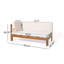 Banc d'angle à dossier gauche Brava, beige-1397846056-1397846060