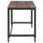 Solid Wood Steel Computer Desk