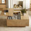 Table basse à plateau relevable 31,5 po avec base en bloc-1438687208