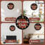 Horloge murale en bois 10 po, mouvement silencieux, à piles (piles AA non incluses), décor artistique, parfait pour les décorations
