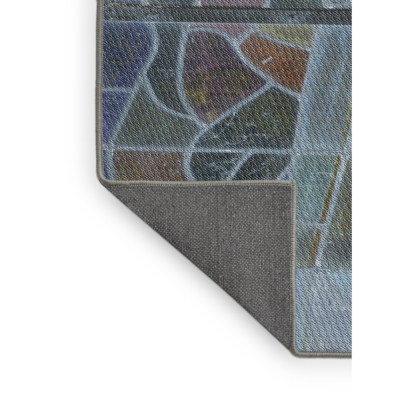 Brun Tapis décoratif, Rectangle 5 pi x 8 pi