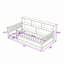 Lit en bois avec tablettes de rangement-133349069-133349070