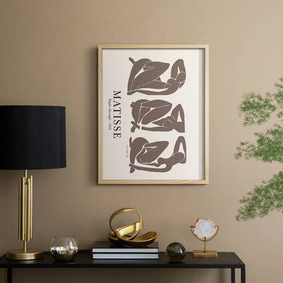 Matisse CCLIV, reproduction d'art encadrée - bois massif