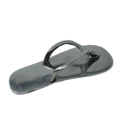 Pewter Flip Flop Paperweight