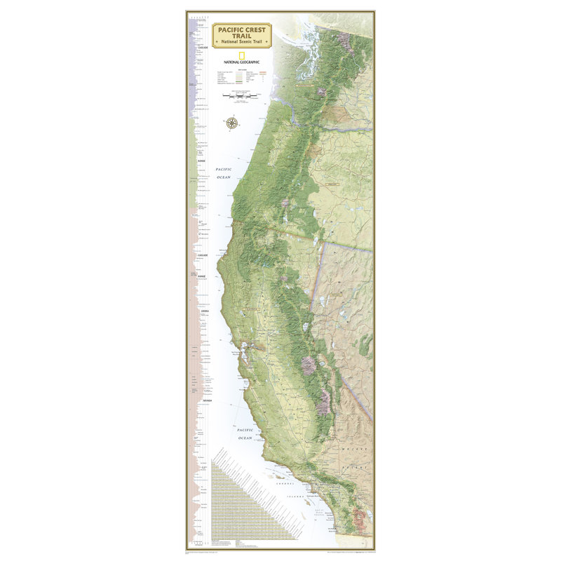 Pacific Crest Trail Map