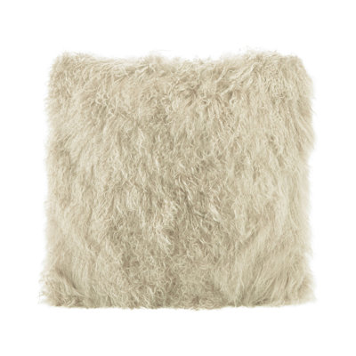 Tibetan Lamb Sheepskin Pillow by Outpost Original