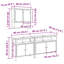 Bathroom Furniture Set With Storage 3 Pcs 80 X 30 X 60 Cm-737265318
