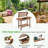 Jihane Fir Wood Potting Bench with Sliding Tabletop and Lockable Wheels-1685465037