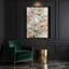 "Watercolor Floral" 11, art mural sur toile grise-1139757225