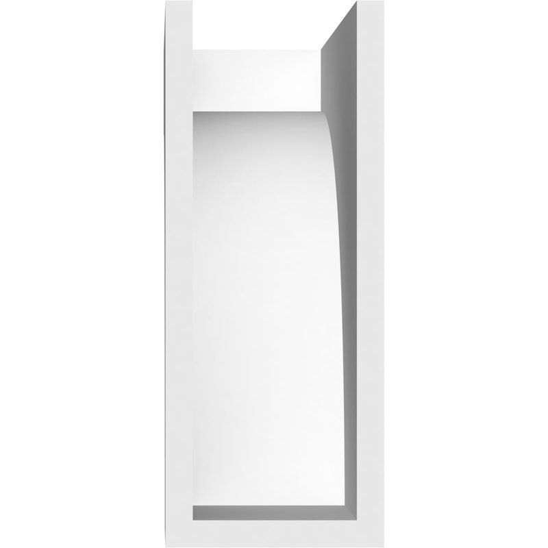 Queue de chevron standard en PVC de qualité architecturale Huntington, H 10 po x L 4 po x P 12 po