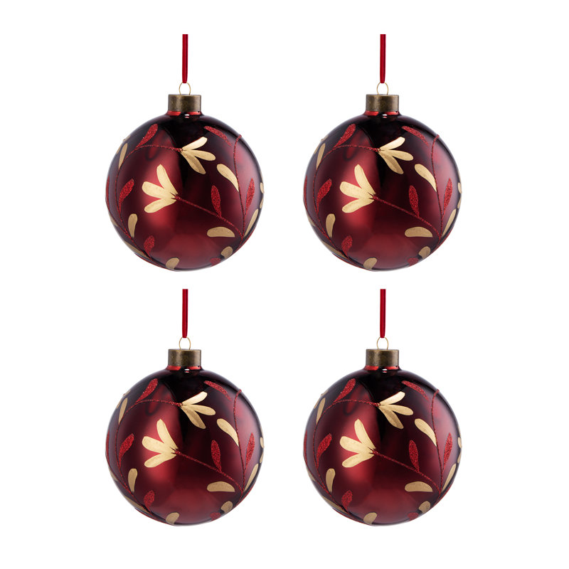 Ornement boule en verre