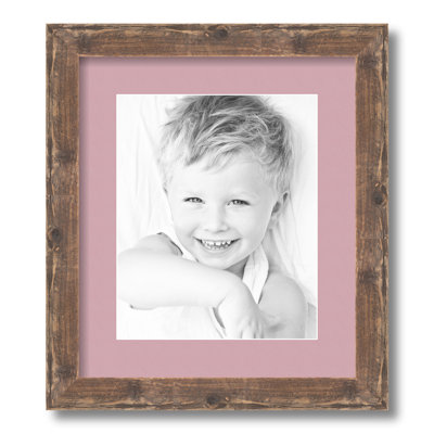 Wood Matte Picture Frame with Mat