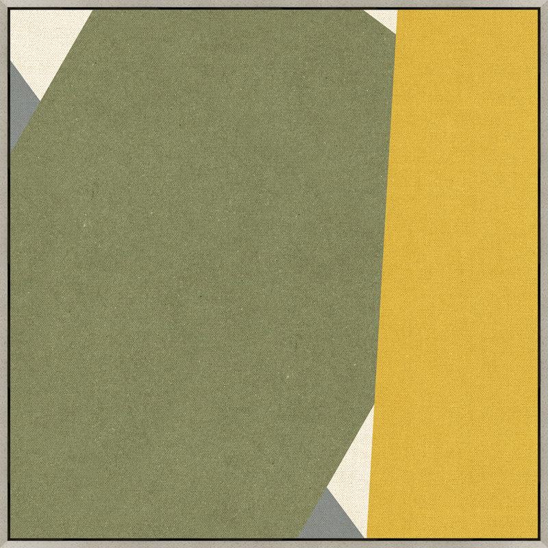 Natural Geometric 8 Framed Print Canvas