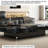 Luxury-lite rectangular marble coffee table-263302136