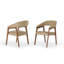 Otis 17'' H Faux Leather Upholstered Ash Armchair