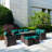 6 - Person Patio Conversation Set with Cushions-93831480-93831481