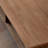 Solid wood tea table with medieval design