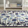 Coreatha Martha Stewart Hand Tufted Wool/Viscose Floral Rug in Blue