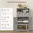 Millwood Pines Large Storage Cabinet,Bathroom Storage Cabinet With 2 Adjustable Drawers & 2 Shelf-286844639