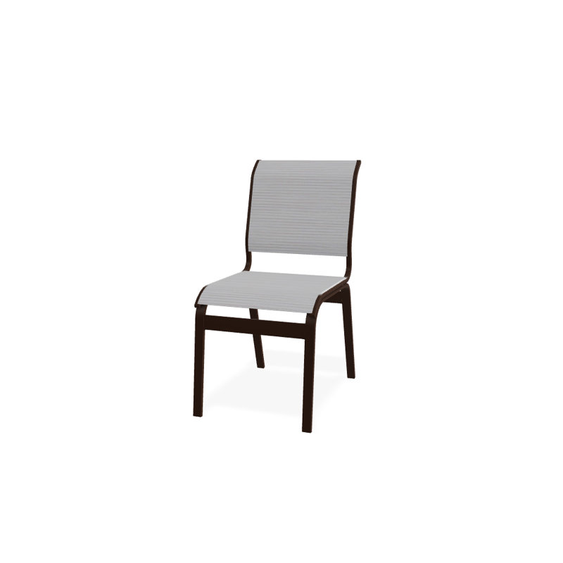 Chaise d'appoint de salle à manger Hiraku, Kona texturé, Abalone