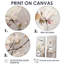 «White Elegance In Magnolias» - Art mural sur toile traditionnel blanc-2043261631-2043261624-2043261630