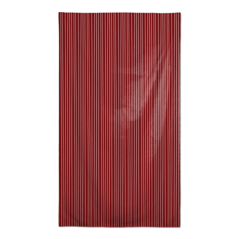 Hariette Striped Tablecloth, Red