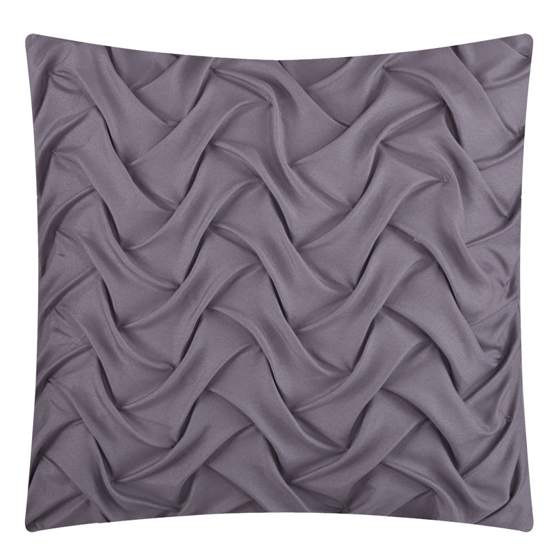 Piercen Microfiber 7 Piece Comforter Set, Purple, Queen Comforter + 6 Additional Pieces