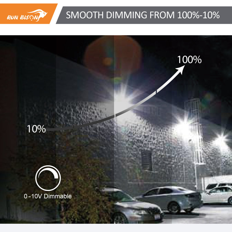 170-Watt Equivalent Integrated Outdoor LED Wall Pack, Up To 8700Lumens,3500/4000/5000K,0-10V Dimmable