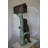 Bear beside a Tree with Mailbox Bronze Statue -  Size: 19"L x 20"W x 50"H. 