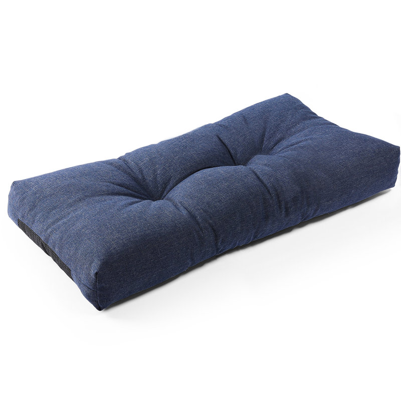 Coussin de banc en mousse viscoélastique antidérapante Sunxt, L 30 po x P 14 po, Indigo