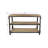 Wood 2 Shelves Brown Console Table