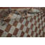 Tapis marocain moderne en laine à carreaux 7 x 11