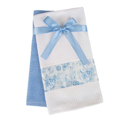 Ensemble de serviettes essuie-mains 100% coton 2 pièces Hiller