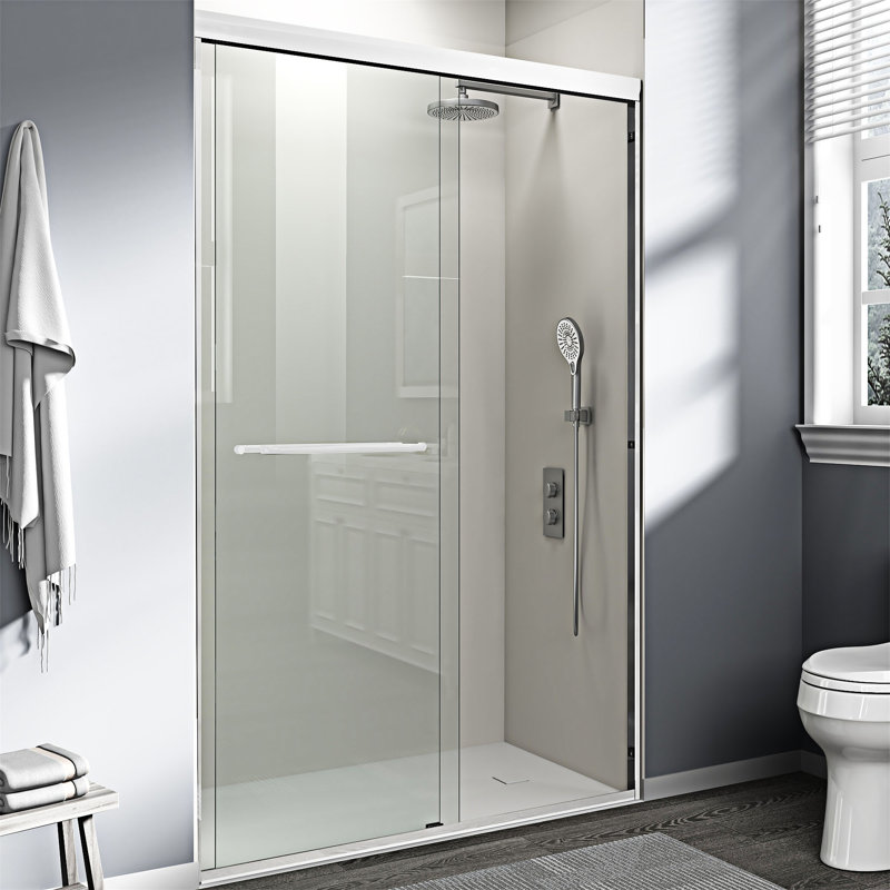 Semi-Frameless Double Sliding Shower Door