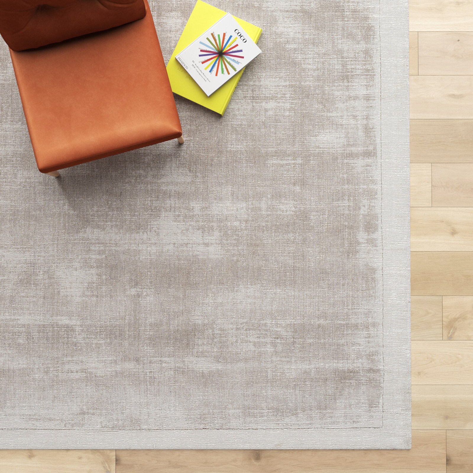 Mckinley Gray Hand-Loomed Rug, Rectangle 4' x 6'