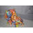 Lake City Modern Happy Graffiti Bulldog Statue Made of Resin Size: 14" x 19" x 10"H
