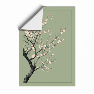 Moonlit Cherry Blossom Botanical - Print