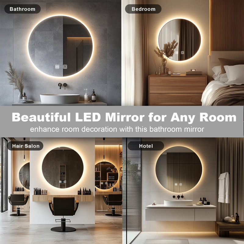 Round Mirror, 60cm x 60cm